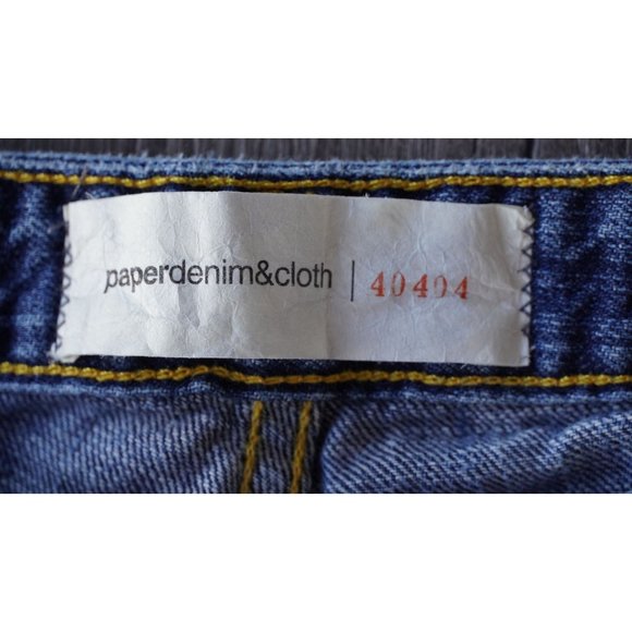 Paper Denim & Cloth Jeans Size 27 2-MOD-02 Bootcut Low Rise Distressed Frayed - Picture 3 of 15
